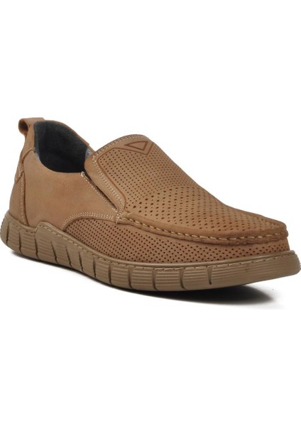Vizon Nubuk Deri Erkek Günlük Ayakkabı