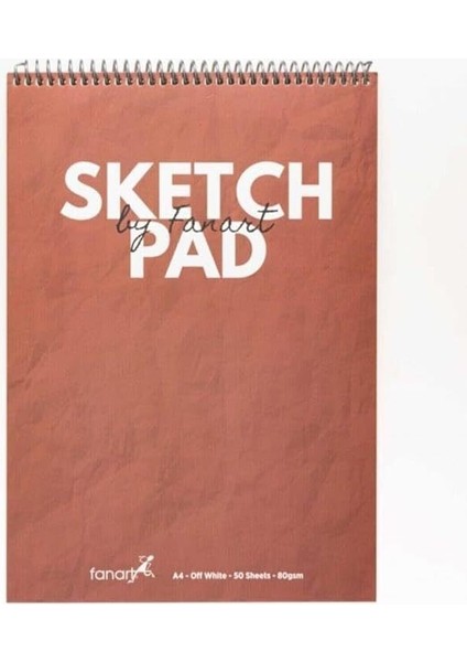 Academy Üstten Spiralli A4 Sketch Pad 50 Yap. 80 gr