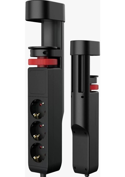 Masa Tipi PD20W Akım Korumalı 3’lü Priz 2xusb 1xtype-C Girişli Kablolu Priz FTR19