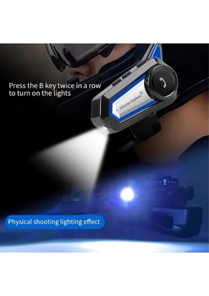 BT31 Kask Kulaklık Bluetooth 5.0 Motosiklet Interkom Su Geçirmez Kablosuz Kulaklık fırsatları