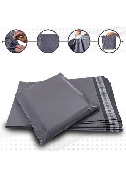 Geri Dönüştürülebilir 45X55X5 cm 100 Adet Cepli Kargo Poşetleri