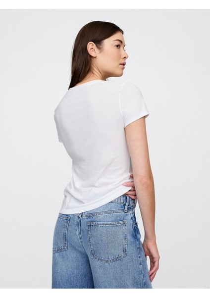 Kadın Orange Kıss Neon 2'li Gap Logo Kısa Kollu T-Shirt Seti fırsatları