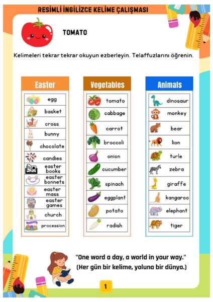 Resimli Ingilizce Kelime Öğrenme Yaz-Sil Kitabı (400 Temel Kelime) fırsatları