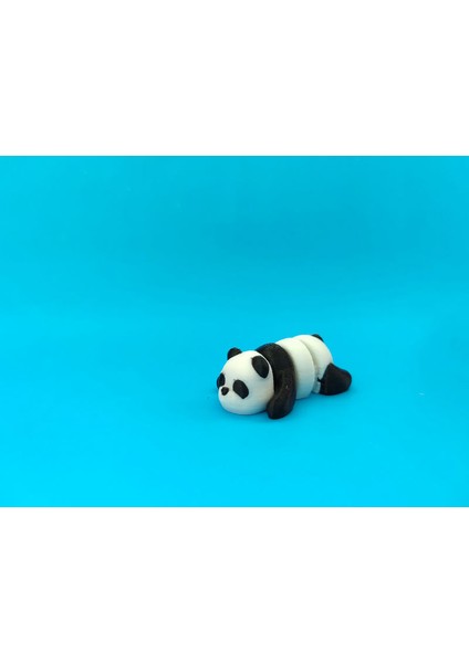 Sevimli Panda Figürü – Hareketli Eklemli 3D Oyuncak