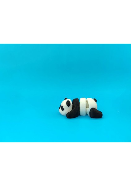 Sevimli Panda Figürü – Hareketli Eklemli 3D Oyuncak