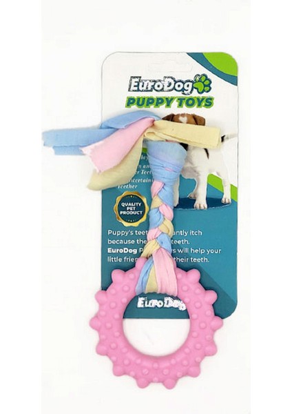 Puppy Toys Pembe Çark Diş Kaşıma Oyuncağı