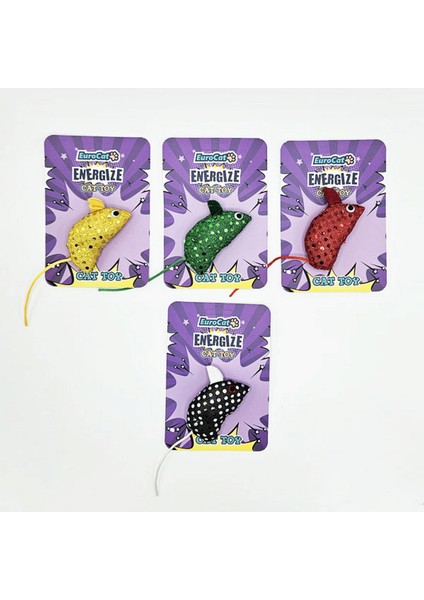 Kedi Oyuncağı Parıltılı Benekli Fare