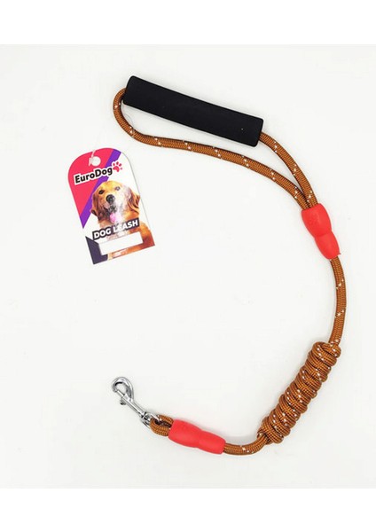 Köpek Uzatma Reflektörlü 8mm x120cm Kahvere