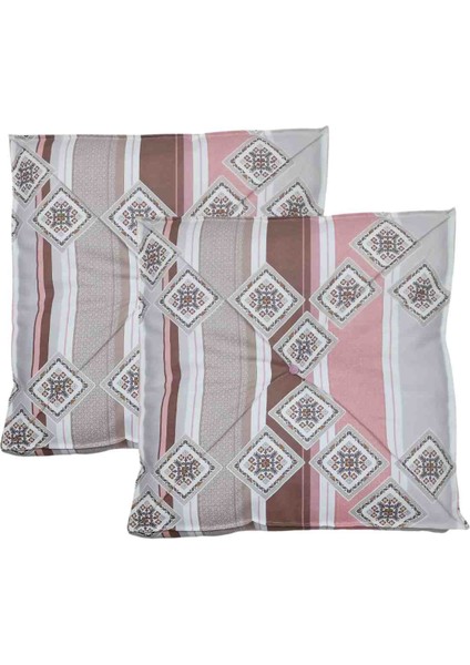 2'adet*silikon Elyaf Dolgulu*dayanıklı Kumaş*60 x 60 x 8*çok Amaçlı Kullanılan Minder