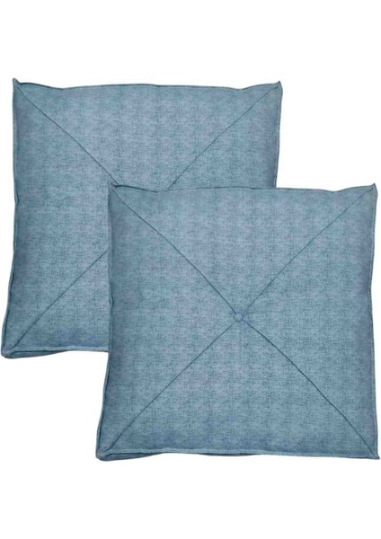 2'adet*silikon Elyaf Dolgulu*dayanıklı Kumaş*60 x 60 x 8*çok Amaçlı Kullanılan Minder