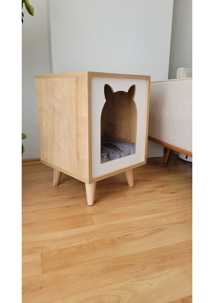 Kedi Evi & Ahşap Kedi Evi 40X40CM fırsatları