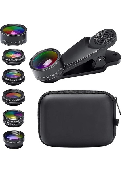 PM-25951 Telefon Kamera 6lı Set Lens Kiti