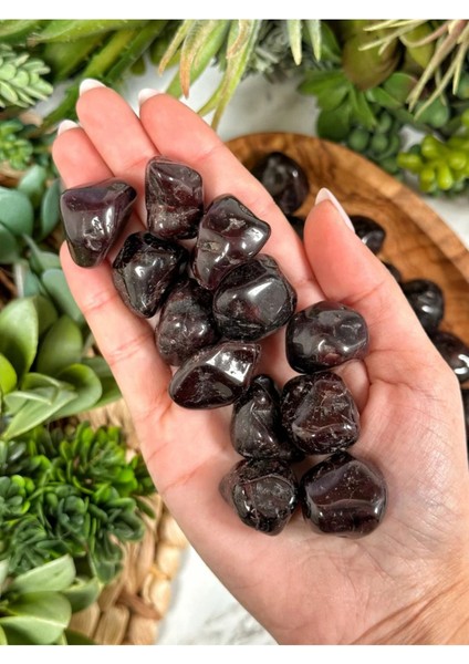 Lal Garnet Doğaltaş Tımbıl Kütle 1-2 cm 1 Adet