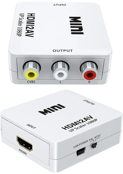 G-573O HDMI To Rca Mini Model 1920X1080 Çevirici Konvertör