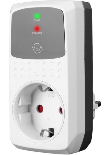VE-25532 16A 4000W Tekli Akım Korumalı Priz Aşırı Yüksek Gerilim