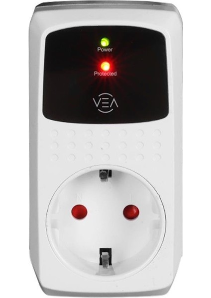 VE-25532 16A 4000W Tekli Akım Korumalı Priz Aşırı Yüksek Gerilim