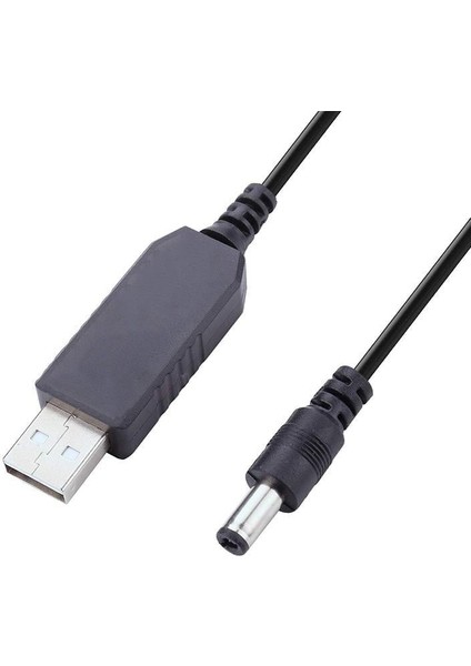 PM-21568 9V-5V USB To Dc 5.5x2.5mm Çevirici Kablo