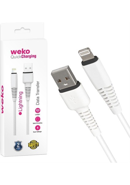 WK-22022 USB To Lightning Telefon Şarj Kablosu
