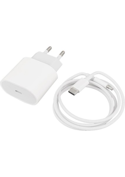 WK-21443 Pd-C 20 Watt Telefon Şarj Adaptörü + Type-C To Lightning Kablo
