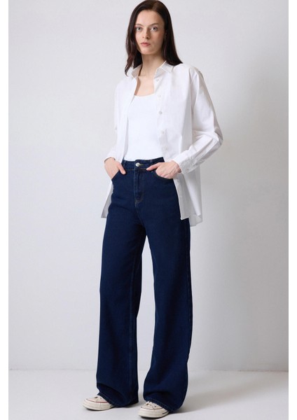 Bol Paça Denim Pantolon