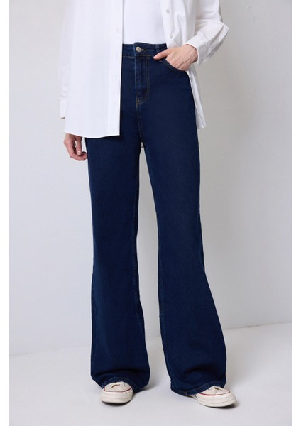 Bol Paça Denim Pantolon