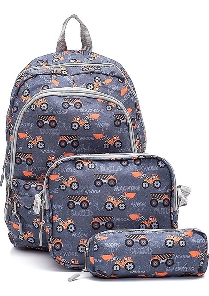 Polo CLUBPLCAN2079 Erkek Çocuk Sırt Çantası, Desenli, Standart