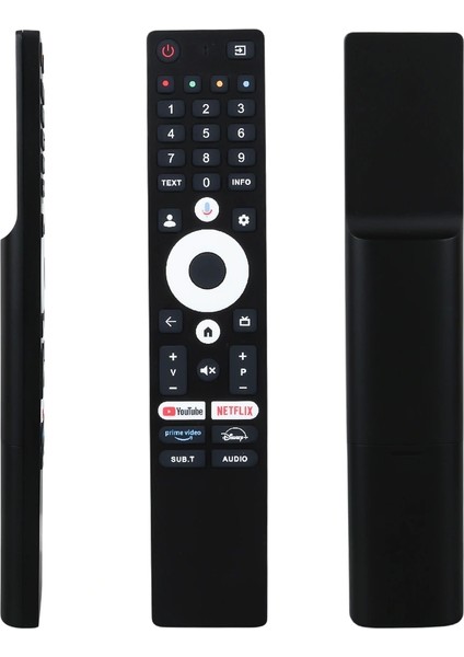 Strong*profilo*onvo Google Tv Netflıx - Youtube - Prıme Vıdeo - Dısney+ Tuşlu Ses Komutlu Lcd-Led Tv Kumanda (5047)
