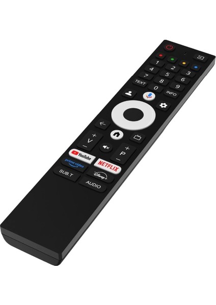 Strong*profilo*onvo Google Tv Netflıx - Youtube - Prıme Vıdeo - Dısney+ Tuşlu Ses Komutlu Lcd-Led Tv Kumanda (5047)
