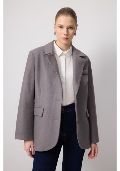 Kaşe Blazer Ceket