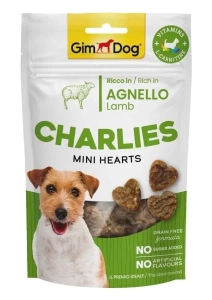 Charlies Kuzu Etli Tahılsız ve Şekersiz Köpek Ödül Maması 70 gr