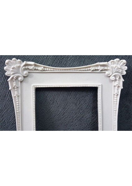 Yaprak Lale Çiçek İnci Kabartmalı 20cm Çerçeve Silikon Kalıp K-357 modelleri