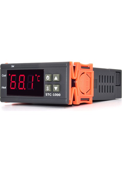 STC-1000 220V 10A Dijital Termostat Kuluçka Makinalarına Uygun Hassas