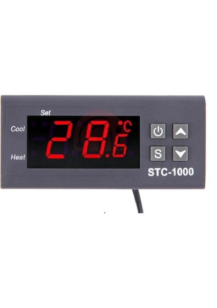STC-1000 220V 10A Dijital Termostat Kuluçka Makinalarına Uygun Hassas