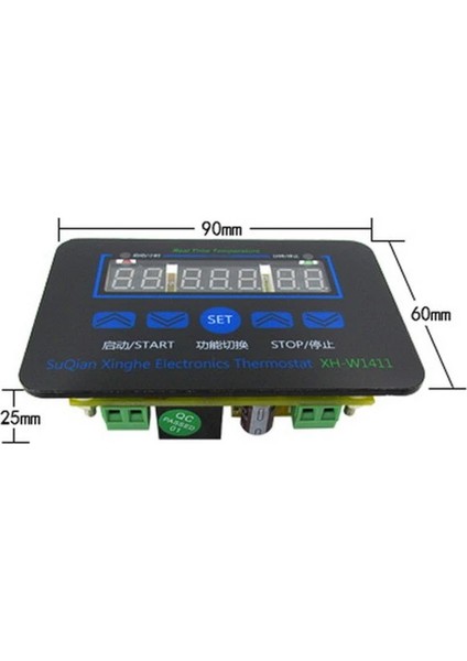 XH-W1411 12V Dijital Termostat/zaman Rölesi