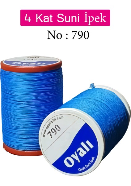 4 Kat Suni Ipek Iplik Iğne Oyası Boncuk Ipi Tığ Oyası NO:790