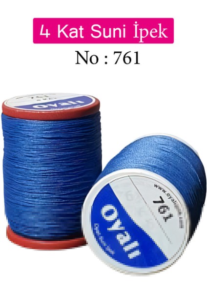 4 Kat Suni Ipek Iplik Iğne Oyası Boncuk Ipi Tığ Oyası NO:761