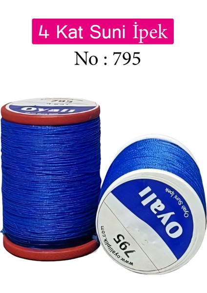 4 Kat Suni Ipek Iplik Iğne Oyası Boncuk Ipi Tığ Oyası NO:795