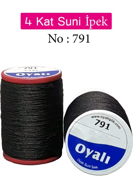 4 Kat Suni Ipek Iplik Iğne Oyası Boncuk Ipi Tığ Oyası NO:791