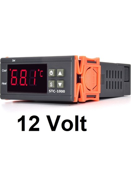 STC-1000 12V 10A Dijital Termostat Kuluçka Makinalarına Uygun Hassas