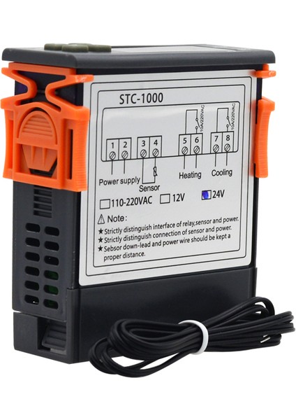 STC-1000 12V 10A Dijital Termostat Kuluçka Makinalarına Uygun Hassas
