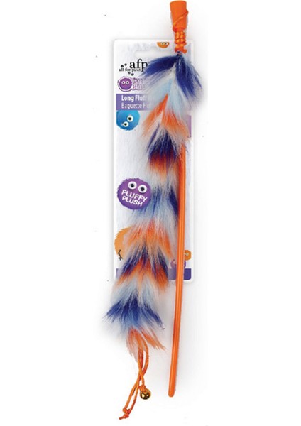 Furry Ball - Tüylü Renkli Tırtıl Olta Turuncu