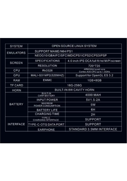 R36 Max Oyun Konsolu 4 Inç Ekran 64G Psp Retro Klasik Taşınabilir