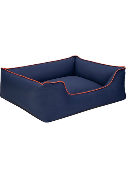 Alpha Köpek Yatağı Lacivert W Turuncu Biye L 105X85CM Gnzrz fiyatları
