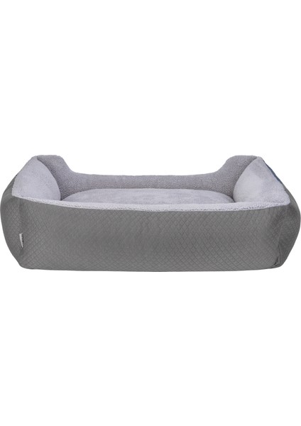 Bravo Duo Köpek Yatağı Gri/gri Peluş Xl 105X80CM Gnzrz modelleri