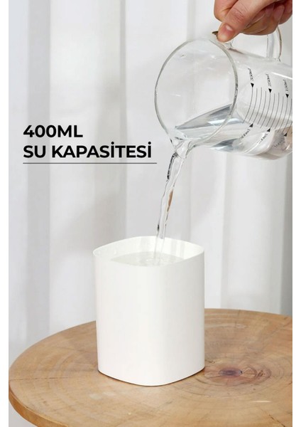 Ozmik SD09 Hava Nemlendirici Buhar Makinesi ve Aroma Difüzörü H2O Humidifier 400 ml Ultrasonik modelleri