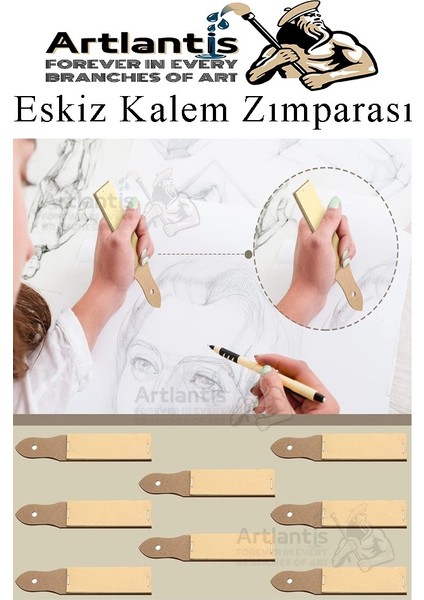 Kalem Zımparası 5 Adet Eskiz Zımpara Kağıdı Füzen Kömür Kalem Karakalem Kalemtraş Kömür Bileme Ince Dişli Çizim Zımpara indirimleri