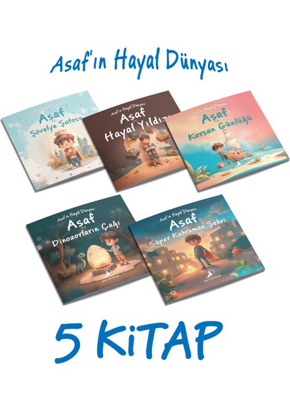 Asaf'ın Hayal Dünyası Serisi - 5 Kitap