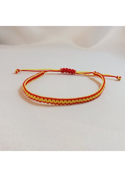 Sarı Kırmızı Kayserispor Örgü Bileklik, Kayserispor Spor Renkleri Taraftar Bileklik, Makrome Bileklik, Erkek Hediyesi, Maç Aksesuarı, Unisex Bileklik, Ip Bileklik, Taraftar Bileklik fiyatları