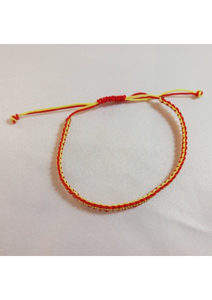 Sarı Kırmızı Kayserispor Örgü Bileklik, Kayserispor Spor Renkleri Taraftar Bileklik, Makrome Bileklik, Erkek Hediyesi, Maç Aksesuarı, Unisex Bileklik, Ip Bileklik, Taraftar Bileklik indirimleri