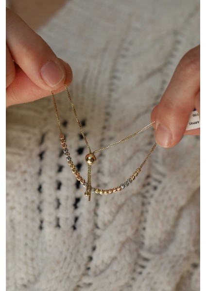 14 Ayar Altın Asansörlü Ayarlanabilir Dorika Bileklik indirimleri